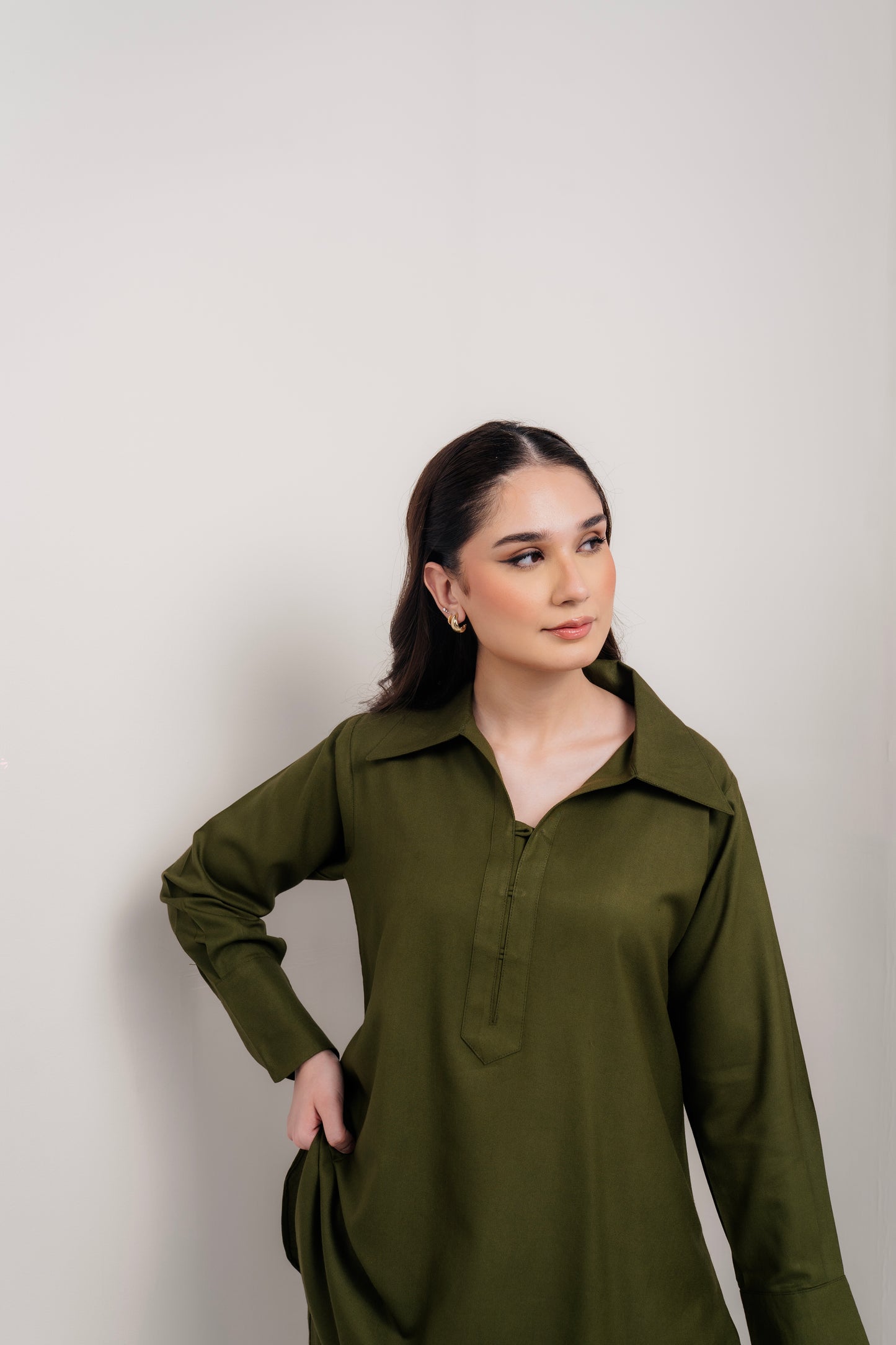 Deep Green Tailored Set